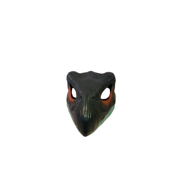 Dinosaur Jurassic World Velociraptor Mouth Mover Mask Teeth & Head Strap Costume - Picture 1 of 3
